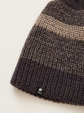 グラデーションボーダーニットキャップ　ビーニー