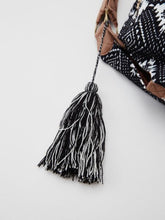 ジオメ柄織り生地トートバッグ