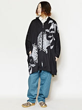 エスニックフラワーMEN'Sフードカーディガン