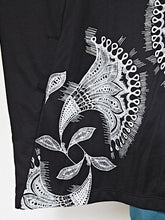 エスニックフラワーMEN'Sフードカーディガン