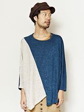 ニットソーバイカラーMEN'Sトップス