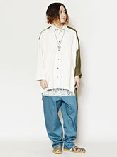yul ジャガードレイヤードMEN'Sツイルパンツ