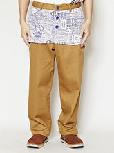 yul ジャガードレイヤードMEN'Sツイルパンツ