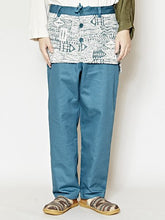 yul ジャガードレイヤードMEN'Sツイルパンツ
