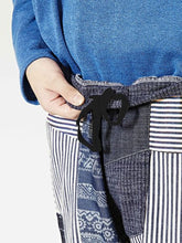 ヒッコリーパッチワークMEN'Sサルエルパンツ