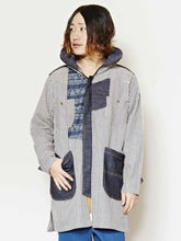 ヒッコリーパッチワークMEN'Sジャケット