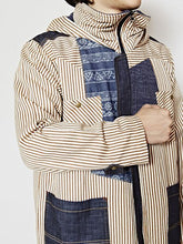 ヒッコリーパッチワークMEN'Sジャケット