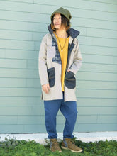 ヒッコリーパッチワークMEN'Sジャケット