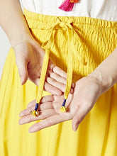 yul エスニック柄ロングスカート