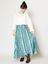 yul エスニック柄ロングスカート