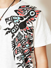 ハイダ族プリントメンズＴシャツ