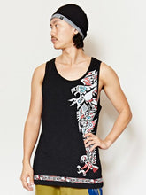 ハイダ族プリントMEN'Sタンクトップ