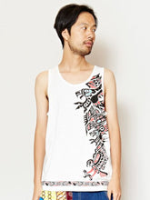 ハイダ族プリントMEN'Sタンクトップ