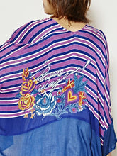 メキシカンフラワー×マルチボーダーカーディガン
