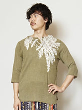 ネイティブフェザー柄MEN'Sトップス
