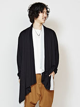 バイカラードレープMEN'Sカーディガン