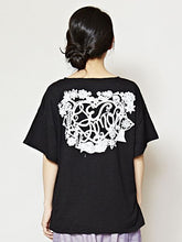 フォークロアプリント スラブジャージＴシャツ