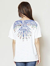 フォークロアプリント スラブジャージＴシャツ