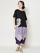 フォークロアプリント スラブジャージＴシャツ