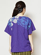 フォークロアプリント スラブジャージＴシャツ