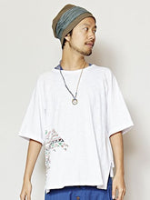 フォークロアプリント スラブジャージメンズＴシャツ