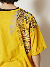 フォークロアプリント スラブジャージメンズＴシャツ