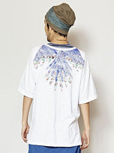 フォークロアプリント スラブジャージメンズＴシャツ