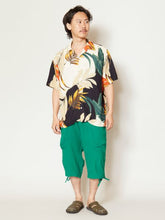 トロピカルプリントMEN'Sアロハシャツ