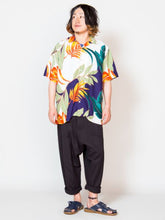 トロピカルプリントMEN'Sアロハシャツ