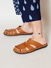 旅人風MEN'Sレザーサンダル
