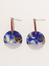 アクリルウッド立体ピアス