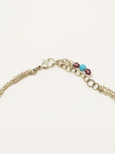 カラフルビーズチェーン2連ネックレス