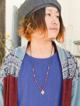 カレン風メタルパーツMEN'Sネックレス