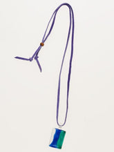 HAND MADE ガラス細工 スクエアネックレス