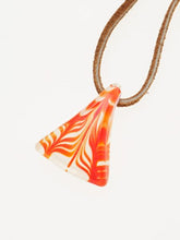 HAND MADE ガラス細工 トライアングルネックレス