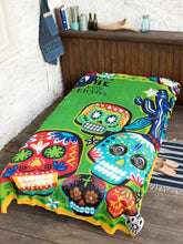 メキシコカラベラベッドカバー シングルサイズ