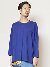 yul ヘンプコットンMEN'Sポケット付きトップス