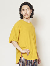 yul ヘンプコットンMEN'Sハーフスリーブトップス
