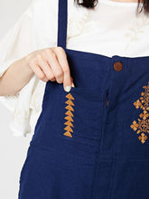 フォークロア刺繍サロペット