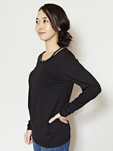yul ビーズTシャツ