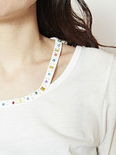 yul ビーズTシャツ
