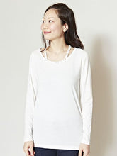 yul ビーズTシャツ