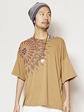 yul サンガネリプリントMEN'Sトップス