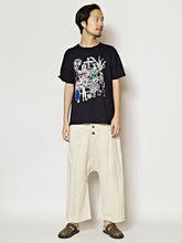 yul ストライプMEN'Sサルエルパンツ