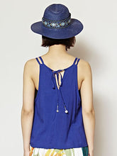 yul シンプルリボンキャミソール