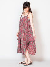 yul アフリカンプリントサロペット キャミワンピース 2WAY