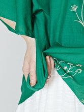 yul ボタニカル刺繍トップス