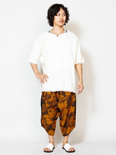 和モダン柄 変形MEN'Sサルエルパンツ