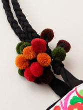 モン族花刺繍BIGトートバッグ